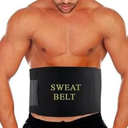 EASY DEAL INDIA EDI-Sweat Belt for Women Men, Sweat Belt | Slim Belt Supports Lower Back Belly Belt, Stomach Belt for Men and Women Black-image-11