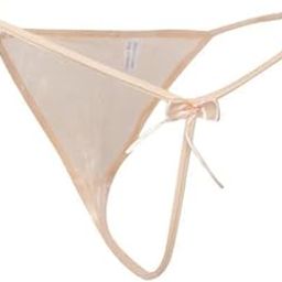 5xWomen's See Through Lace Sheer Triangle Thongs Panties Underwear Skin Color-image-47