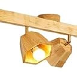 CARTNOVA‚Adjustable LED Wooden Ceiling Light Fixture ‚¨ Modern Wood Grain Design for Kitchen, Living Room & Hallway-image-40