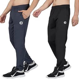 Men's Regular Fit Polyester Trackpants Combo(Pack of 2)-17