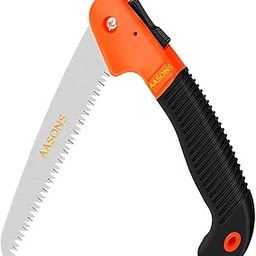 AASONS Folding Pruning Gardening Hand Saw with Secure Lock for Camping, Wood Cutting Tree Branch (Multi-Colored)-31