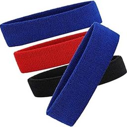 R-LON Workout Headband for Women & Men - Moisture Wicking & Non-Slip Exercise Hairband or Sports Sweatband -Ideal for All Sports Like Tennis, TT, Badminton, Running and Yoga (4 PC) a46-image-63