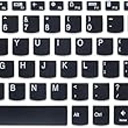 Capsa Keyboard Cover for2023 2022 2021 New Lenovo Ideapad 3 15.6 17.3, New Lenovo Ideapad 5 15.6, Lenovo Ideapad Slim 7 7i 15 15.6, Flex 5 15 Laptop - Black-picture-32