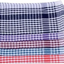 TRIKUTA® Cotton Cleaning Dusting Cloth Table Napkin Multipurpose Kitchen Towel (Multi-Coloured)-Pack of 12 (18X18 INCH)-26