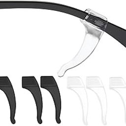 4 Pair Silicone Anti-Slip Eyeglass Ear Grips Comfort Holder for Spectacles, Sunglasses & Reading Glasses (Pair of 4)-image-70