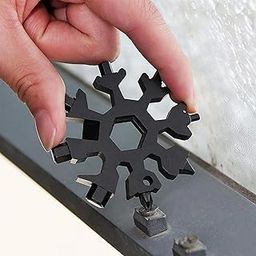 Ylomart.com 18in1 Snowflake Multi-Tool, Stainless Steel, 6.35 cm Diameter, Screwdriver Set with Bottle Opener and Hex Wrench-picture-23