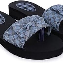 Women Grey Printed Synthetic Slippers Flipflop-image-26