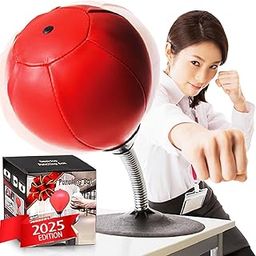 TAMADAA Free Standing Desktop Punching Bag Stress Buster Relief with Stand Boxing Punch Ball with Suction Cup to Reflex Strain and Tension Toy's for Boy's-image-99