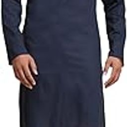 Men's Pure Cotton Solid Kurta Pajama Set Round Neck Casual Yoga Dress-image-57