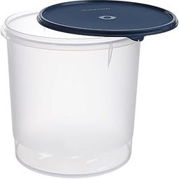 Signoraware 5.5 Litres Round Modular Multi-Purpose Plastic Containers with Lid | Food Grade BPA Free Leak Proof | Rice Spices Atta Grains Organizers for Kitchen Storage (5500ml | Pack 1 | Blue)-image-36