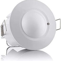 Blackt Electrotech BT31MFC Fall Recessed Ceiling Mounted Plastic Energy Saving Microwave Motion Sensor Switch with Light Sensor (White)-25