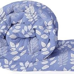 BSB HOME 220 GSM Reversible Microfiber AC Comforter/Blanket/Quilt/Duvets for Winter Single Size Bed (240X152 cm, White & Grey)-image-29