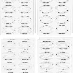 8 Sheets Eyeliner Tool, Silicone Eyeliner Stamps With Sheets For Quick Eye Makeup, Perfect For Beginners And Busy Women，32 Styles-image-37