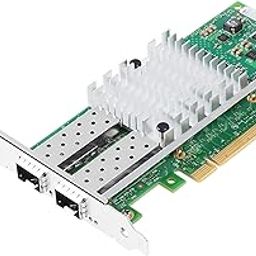 Millennium Technology 10Gb Intel chipset Compatible X520-DA2 NIC Dual SFP+ Port Ethernet Converged Network Adapter PCIe x8 with Intel 82599ES Chipset-7
