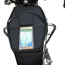 Sahara Seats Compatible with Interceptor 650 Full Flap Mobile Soft Scratch Proof Tank Cover (Black)-image-16