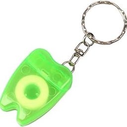CALANDIS™ Portable Floss Keychain Essentials Tool Flat Line Design for Travel Green | Dental Floss & Flossers | Oral Care-13