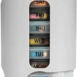 Pill Pro 7 Day Weekly Tablet Medicine Organizer Box-19