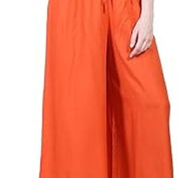 GIRLYZ Attire Fashionable Trendy Stylish Sarina Fabric Ankle Length Palazzo Free Size-image-14