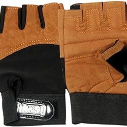 RAKSO C-Gold Gym Leather Gloves with Wrist Wraps Support for Workout, Cross Fit, Exercise_and_Fitness & Cross Training, Outside Activities, Best for Men & Women Black Color-image-16