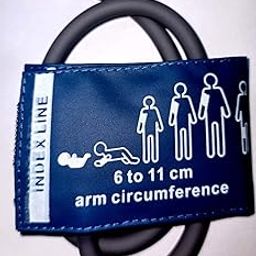 Dhipl- Reusable Nibp Cuff Single Tube Neonate (6-11) - Blue-27