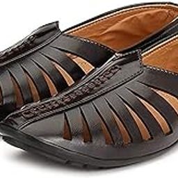 Men's Brown Jutti -6 UK-picture-11