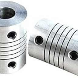 2pcs 5 x 8mm Aluminium Flexible Coupling for Nema 17 Z Axis 3D Printer CNC DIY-image-13