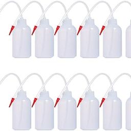 OCTA Laboratory Polypropylene Wash Bottle – (500ml Pack of 12) Squeeze Bottle with Angled Red Dispensing Nozzle for Controlled Flow – Ideal for Science Labs, Cleaning, and Industrial Use – BPA-Free-28
