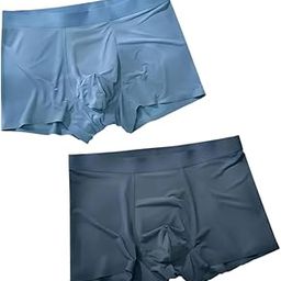 glenston Men's Brief Comfortable Breathable Underwear for Men |Ultra-Soft Lycra Material | Ice-Silk Men's Short | Multi Colour [ Pack of 2]-picture-21