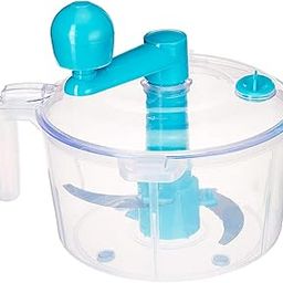 Kuber Industries Plastic 3 in 1 Dough/Atta Maker Vegetable Cutter Beater/Churner (Sky Blue) - CTKTC030888-image-55