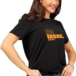 Women's Boyfriend/Loose Fit Round Neck Half Sleeve Dri-Fit Tshirt (Color Multicolor)-image-25