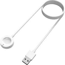 Sounce Charger Compatible with Fossil Gen 4, Gen 5, Skagen falster 2, Misfit Vapor 2 - USB Charging Cable 3.3ft 100cm PVC Material and Copper Wire - Smartwatch Accessories(White)-14