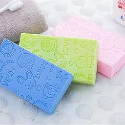 SEASPIRIT Ultra Soft Exfoliating Sponge|Asian Bath Sponge For Shower|Japanese Spa Cellulite Massager|Dead Skin Remover Sponge For Body|Face Scrubber for Women and Men (Peck of 3)-image-26
