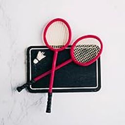 Miniature Badminton Racquet Gift – Fridge Magnet, Cake Topper, Sports Decor-image-23