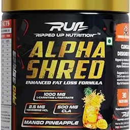 Ripped Up Nutrition Alpha Shred Fat Burner - 150g, Pineapple Mango | With Carbliss® for Blocking Carbs by 40-60% | Weight Management & Metabolism Booster | Enriched with Garcinia Cambogia, Coffee Bean Extra, Caffeine-picture-36