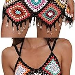 Women Beachwear Summer Swimsuit Cover Knitting Crochet-picture-15