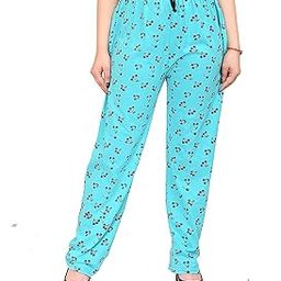 SK Hosiery Women's Super Soft Comfortable Cotton Printed Stretchable Pyjama Relaxed Lounge Pants with Pockets.-image-57