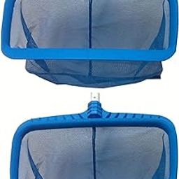 BlueWave Professional Swimming Pool Deep Leaf Net Plastic Body & Handle Standard Heavy Duty Pool Cleaning Net Swimming Pool net Pack of 2 Pcs.-0
