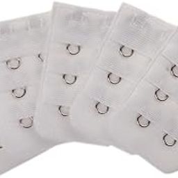 ELBME® 5pcs Elastic Bra Strap Extension Bra Extenders 2X 3 Hook White|T-Shirt Bra| Strapless Bra|Lace Bra|Bralette|Wireless Bra|Padded Bra|Nursing Bra-23