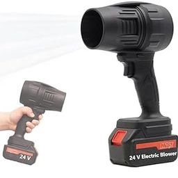 Cordless Leaf Blower – 24V Rechargeable Handheld Air Blower | Turbo Jet Power for Lawn Care, Patio, Car Cleaning, Hair Drying & Camping | Lightweight, Portable & Multi-Purpose-image-80