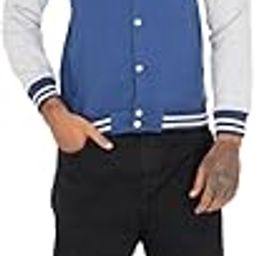 Mens Blue Ribbed Golf Jacket-image-72