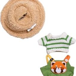 CALANDIS™ Doll Clothes for Little Girls with Hat Cute Doll Sweater Pants for 17cm Doll-image-53