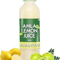 JHAJHU Foods Amla Lemon Juice 250 ml (Pack of 12) | Infused with the Goodness of Amla (Indian Gooseberry) & Lemon | Rich in Vitamin C & Antioxidants | Purely Vegetarian, Refreshing & Rejuvenating-image-82