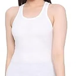 outflits Ladies Beige Tank Top | Gym West | Sleeveless Top-picture-1