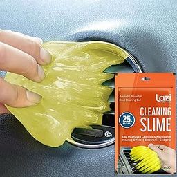LAZI Lemon scented Multipurpose Car AC vent Interior Dirt Dust Cleaner Cleaning Gel Jelly Detailing Putty Kit accessory for Car Interior | Keyboard | Computer | Laptop | Electronic Gadget Cleaning Kit-picture-10