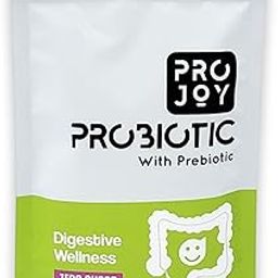 Projoy Digestive Health Probiotic with Prebiotics - Improve Overall Digestion and Nutrient Absorption | Vanilla | No Added Sugar (30 Sachets)-27