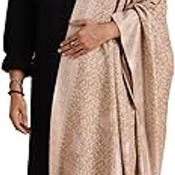 Men’s Ambi Design Acrylic Shawl/Stole for Mild Winters with Zari Work (40 x 80 Inches)-picture-2