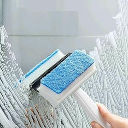 Sovely 2-in-1 Glass Wiper & Cleaning Brush Double-Sided Mirror, Tile, and Grout Cleaner for Bathroom and Windows, Car Wash Wiper, Glass Wipes car Glass Wiper-image-78