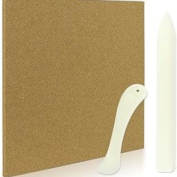 DLOnline Stained Glass Supplies, Heat Resistant Stained Glass Work Surface, Stained Glass Cutting Mat with 4 Burnishers, Stained Glass Tools, Stained Glass Kit for Table & Countertop Protection, 12 in-image-21