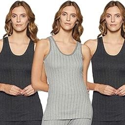 Women Premium Round Neck Sleeveless Regular Fit Top Thermal - Pack of 3 (Multi-Color_80 cm)-image-36