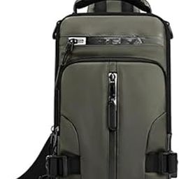 Zyhom Sling Bag green Waterproof Sling Backpack Bag Sling Bag For Men & Women Bag with USB Charging Port for Travel Hiking Jogging Gym Picnic Daily Use-image-50